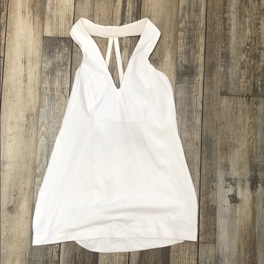 Lululemon white tank top